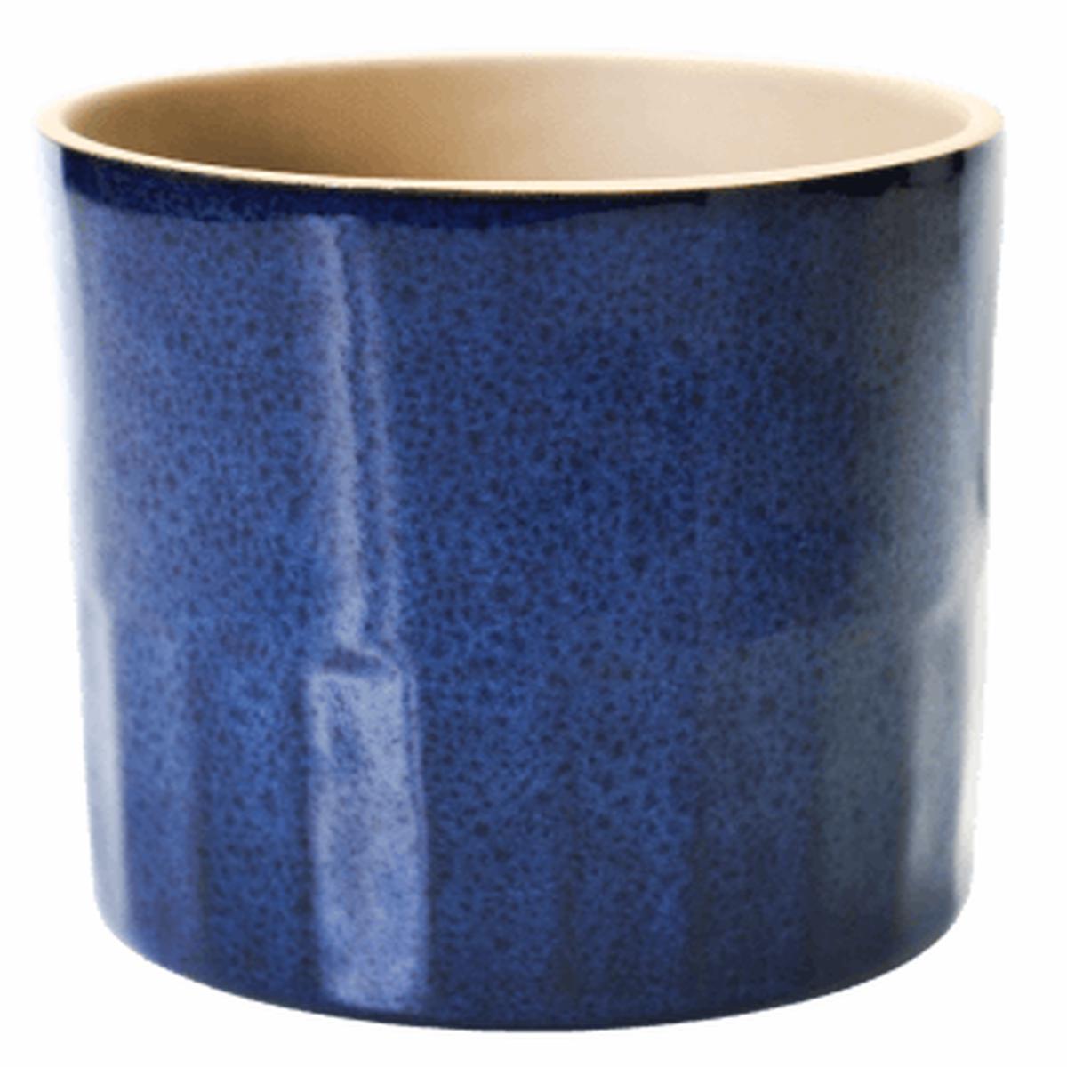 Azure Linear Gloss Blue Planter