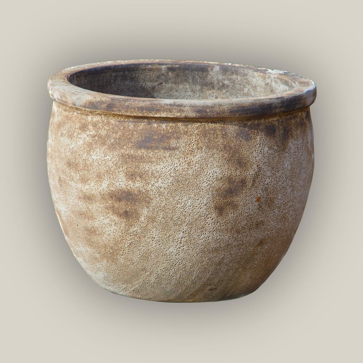 6110H16 - Pacific Coral Round Rim Bullet Planter - 19" x 19" x 16"