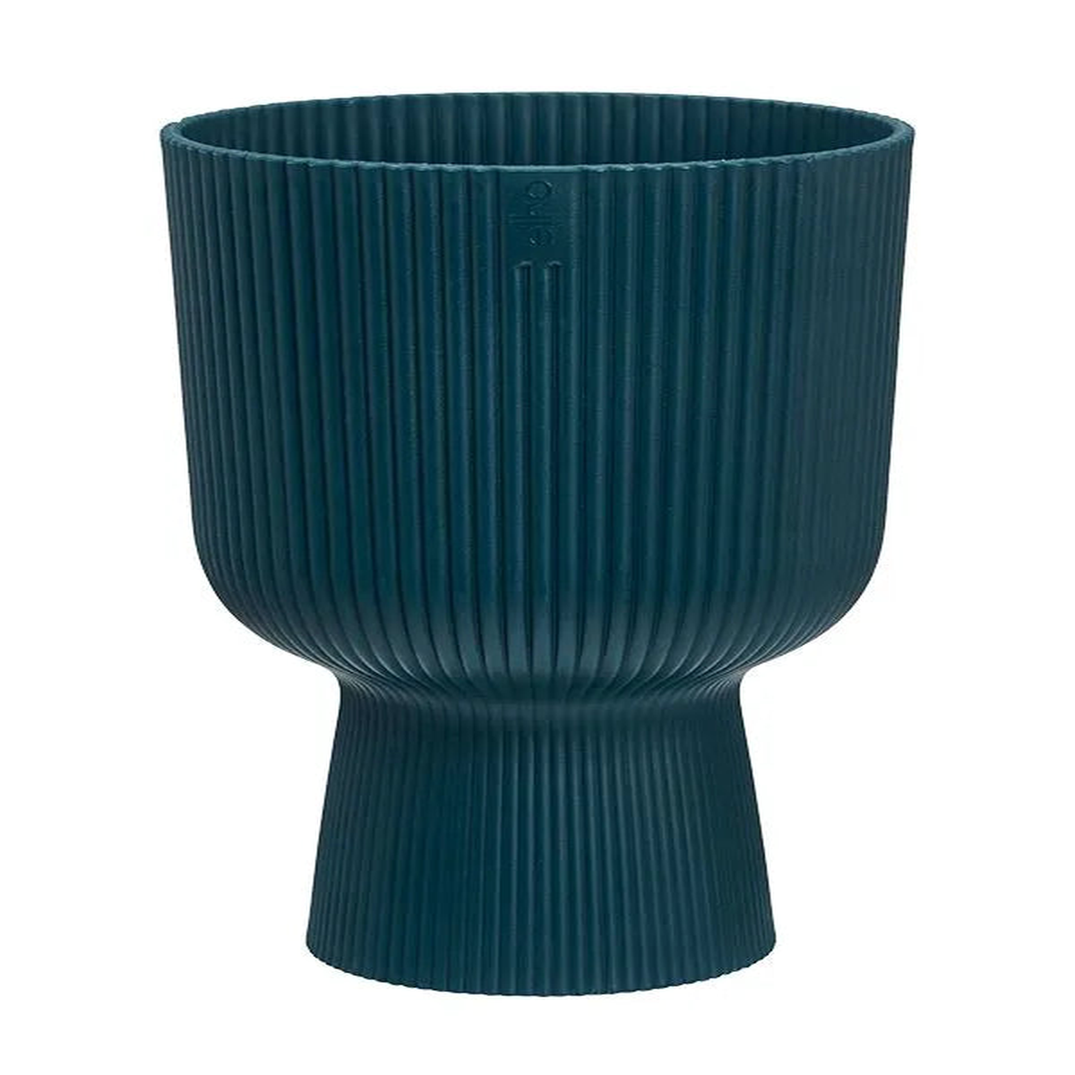 Vibes Fold Plant Pot 21cm Height 13.5cm Dia Coupe Deep Blue