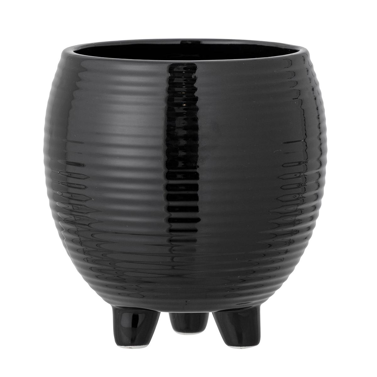 Arnel Black Pot by Bloomingville