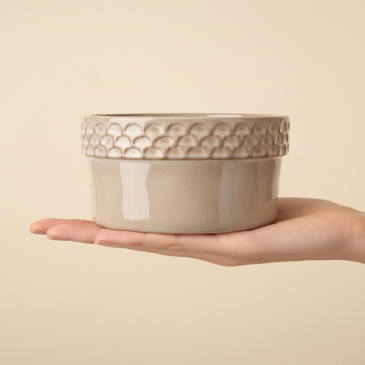 Artisan Ceramic Pot - Beige