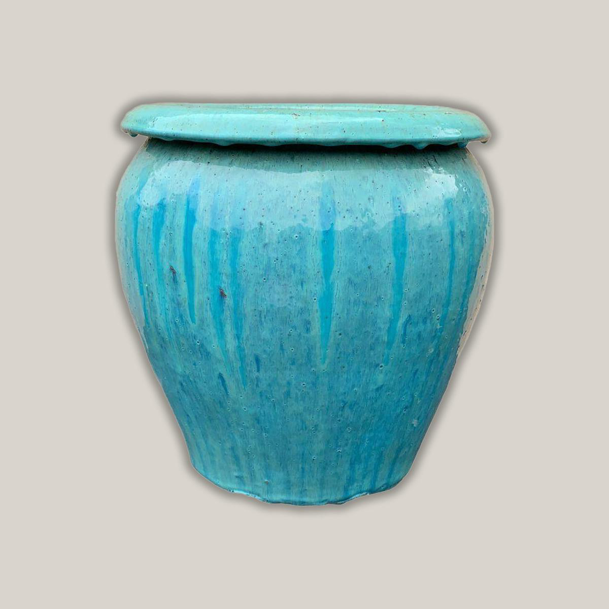 9002C3 8211 Aqua Phoenix Ceramic Fish Bowl Planter 8211 268221 x 268221 x 268221 Aqua
