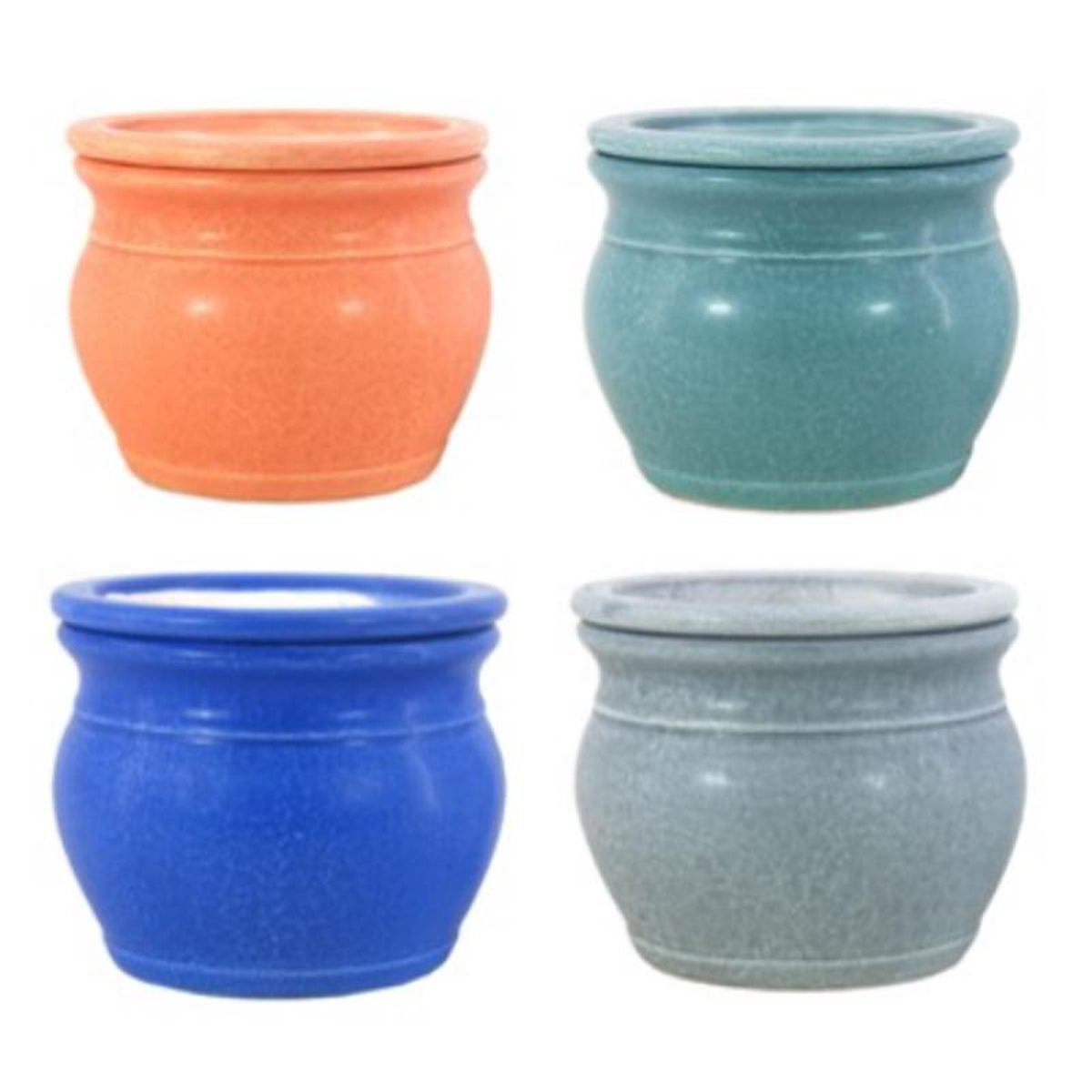 88243 Self Water Round Pot Matte