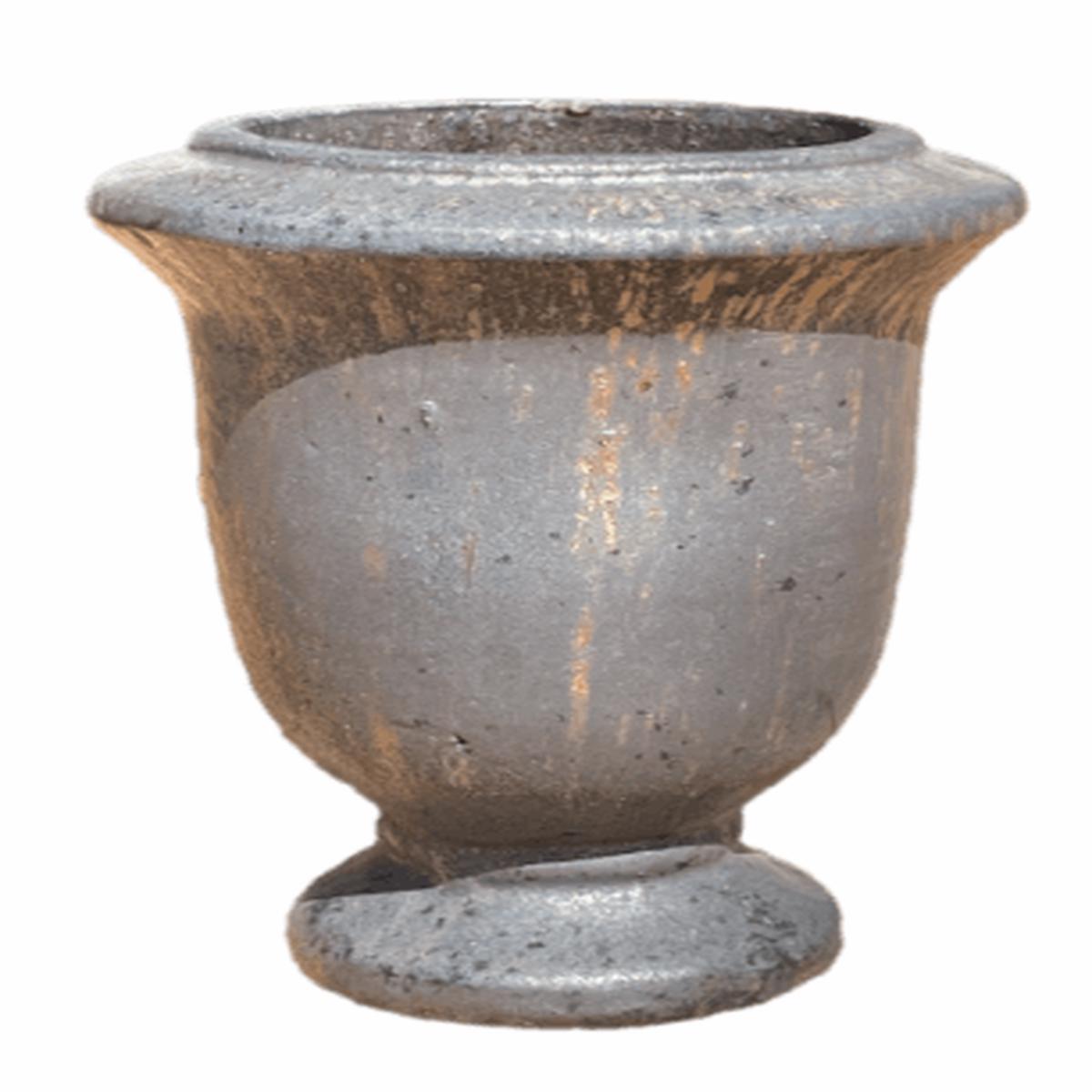 8825S1 - Heavy Metal Elegant Ceramic Urn Planter - 21" x 21" x 25"/ Heavy Metal