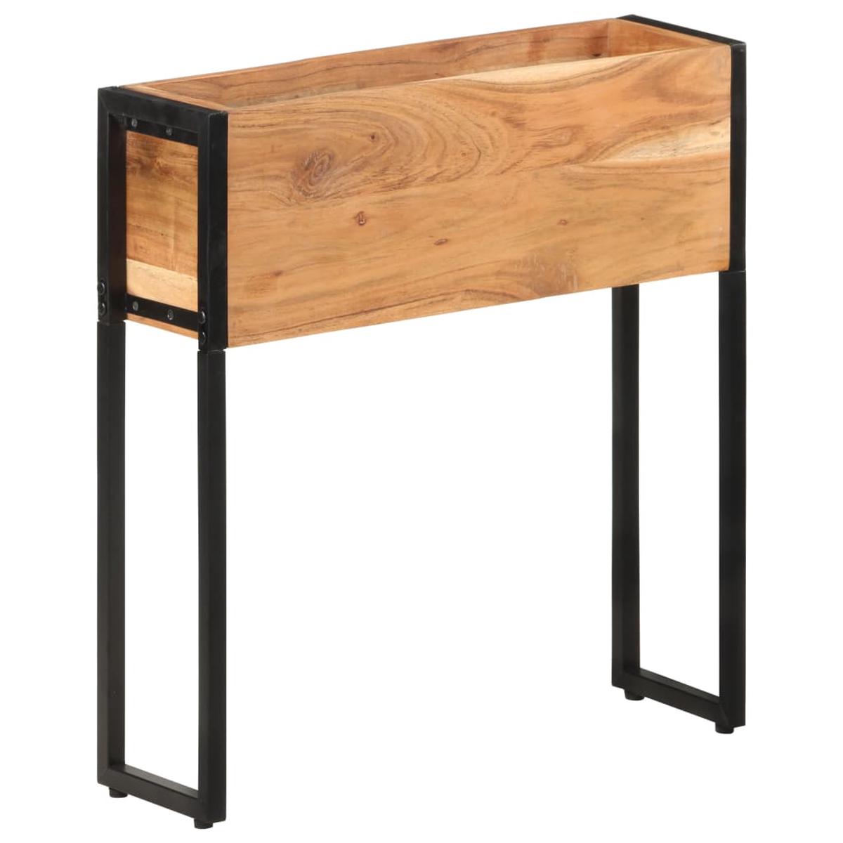 vidaXL Planter 60x20x68 cm Solid Acacia Wood