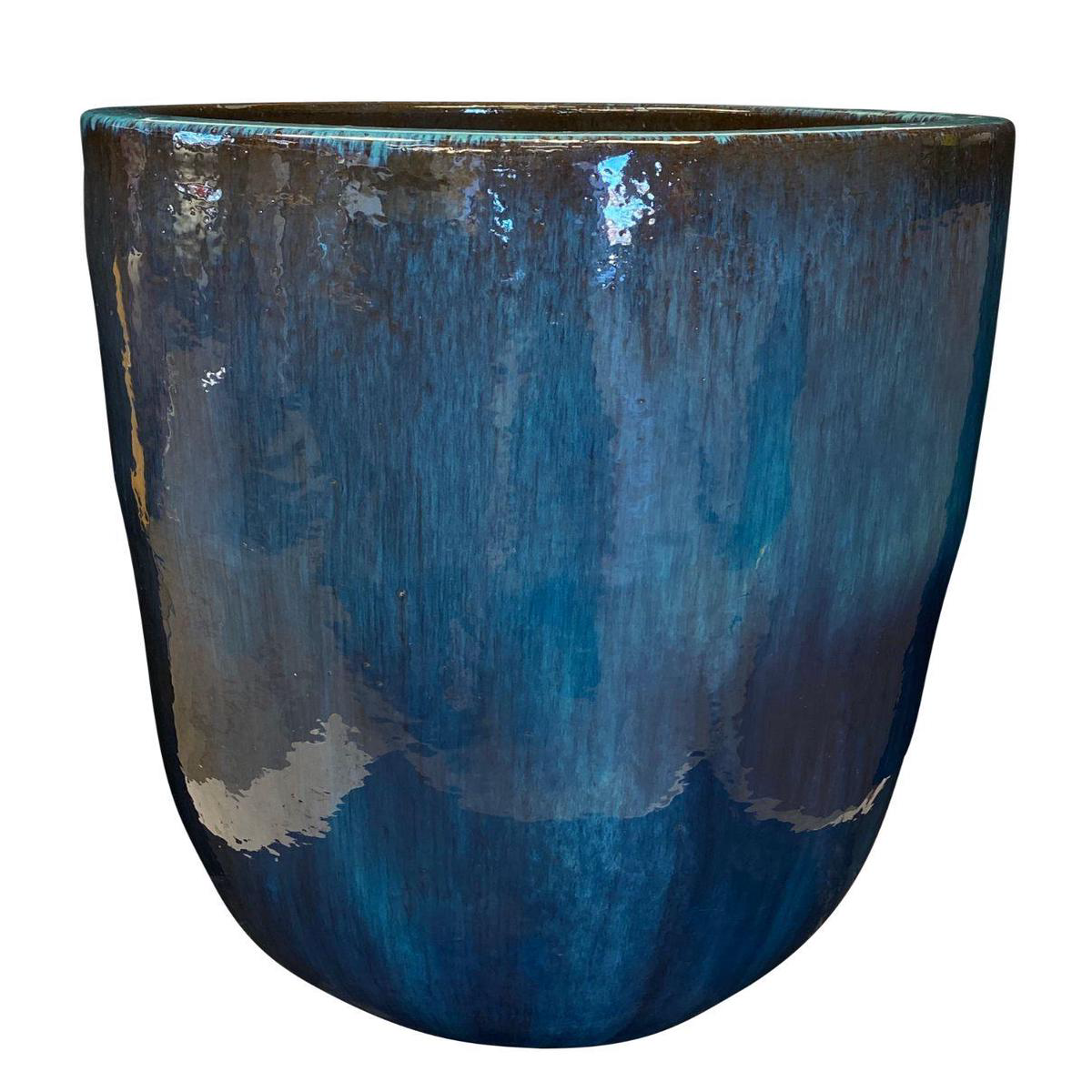 9014C3A 8211 Aqua Modern Cylinder Planter 8211 138221 x 138221 x 208221 Aqua Ceramic