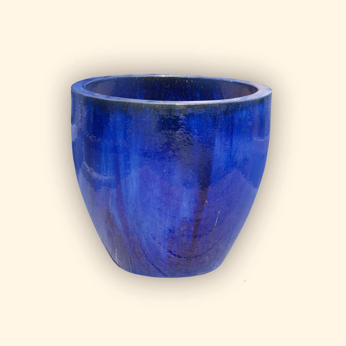 9082C1A 8211 Cobalt Blue Ceramic Bullet Planter 8211 88221 x 88221 x 88221 Cobalt Blue