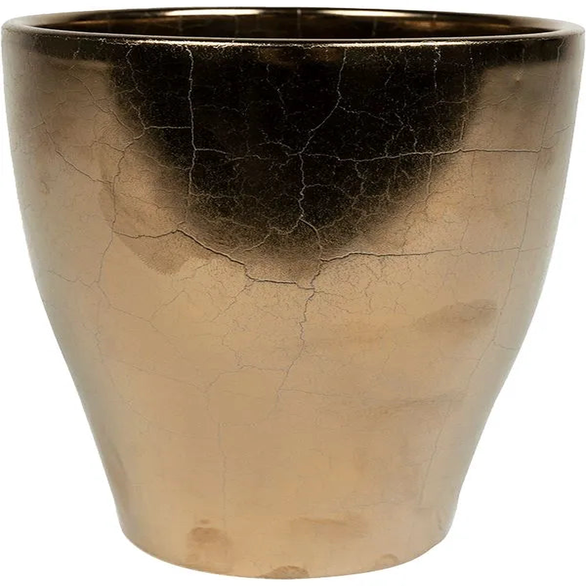 Sven Plant Pot 17cm Height 12cm Dia Pot Gold