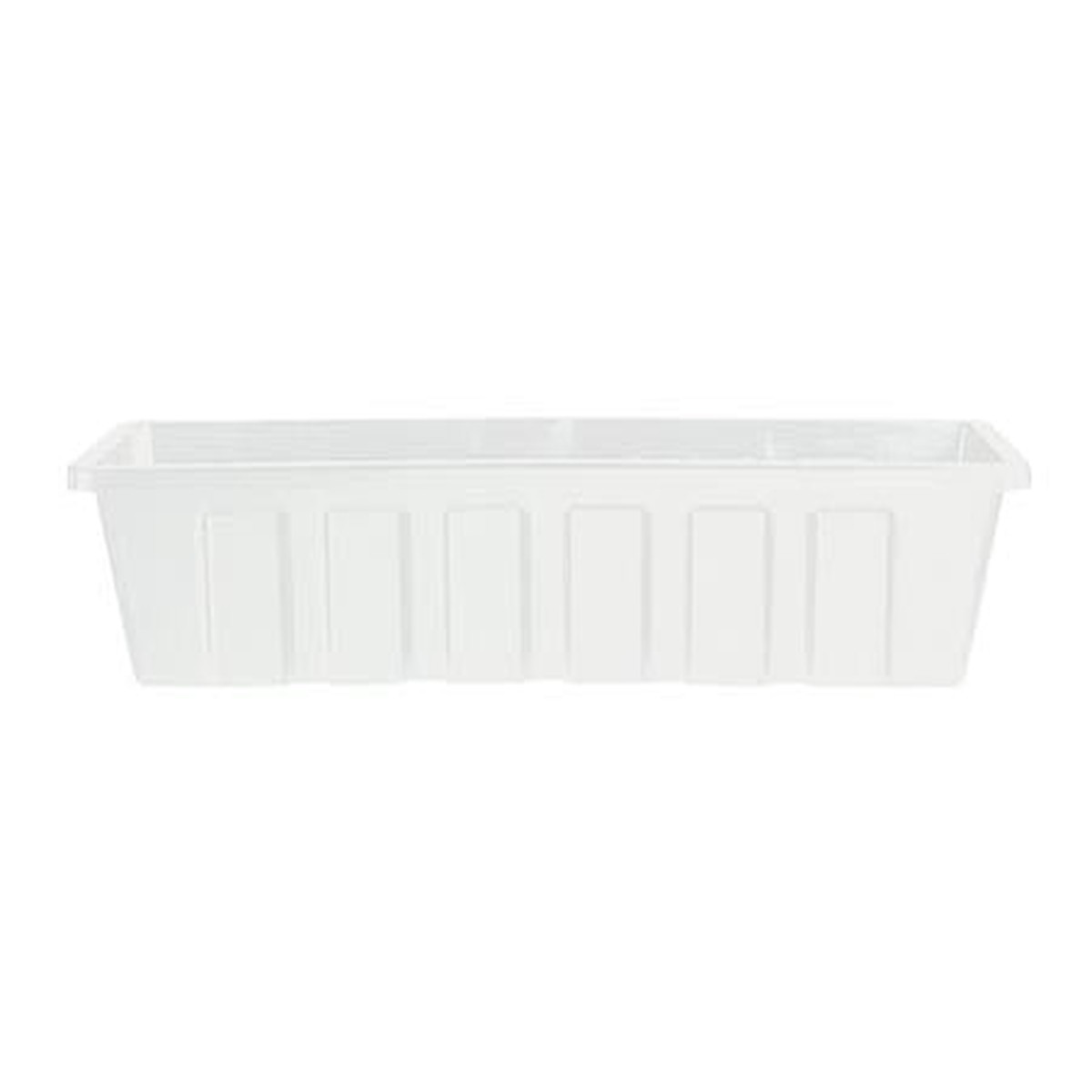 18" White Poly Pro Patio Planter