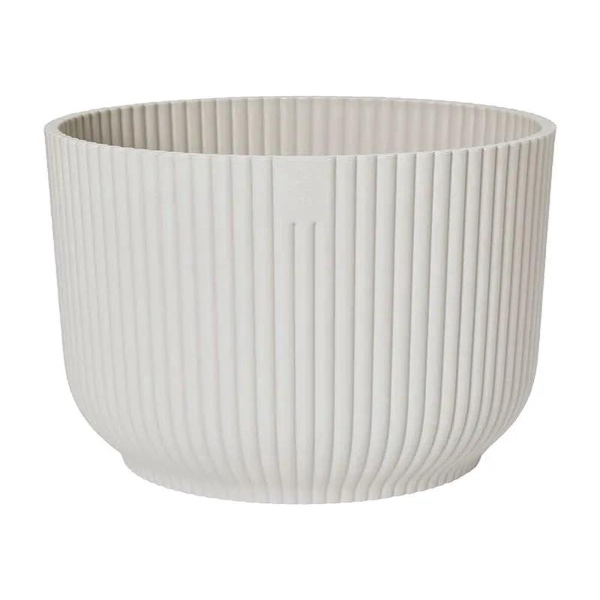 Vibes Fold Plant Pot 105cm Height 105cm Dia Round Mini Silky White