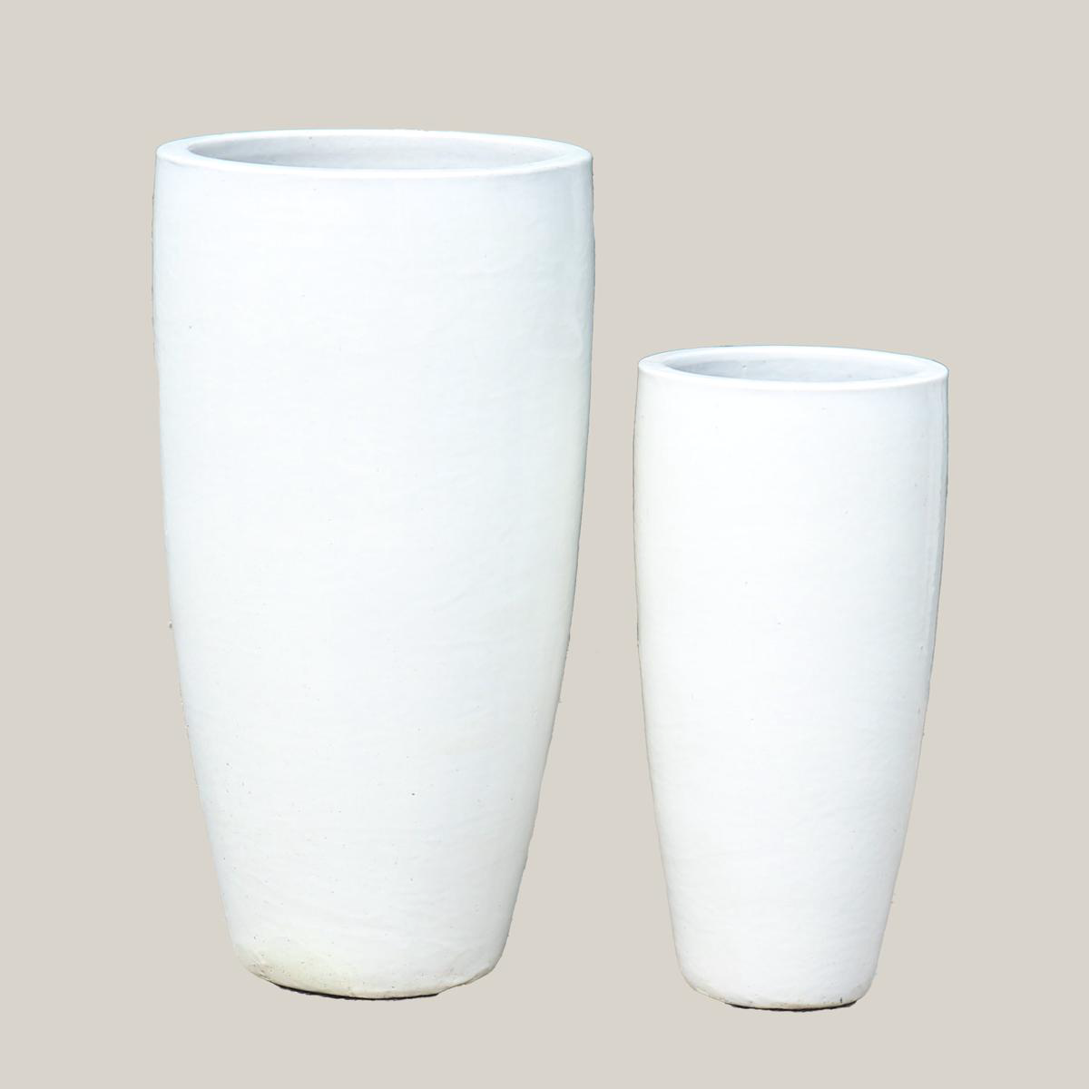 6036H25 8211 White Tapered Cylinder Planter 8211 1858221 x 1858221 x 368221 White