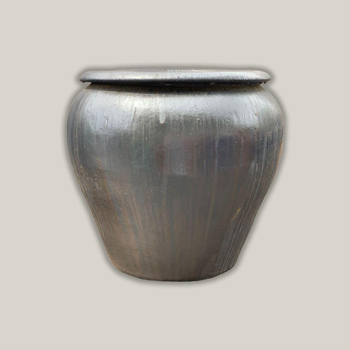 9002C17 8211 Copper Gold Phoenix Ceramic Fish Bowl Planter 8211 268221 x 268221 x 268221 Copper Gold
