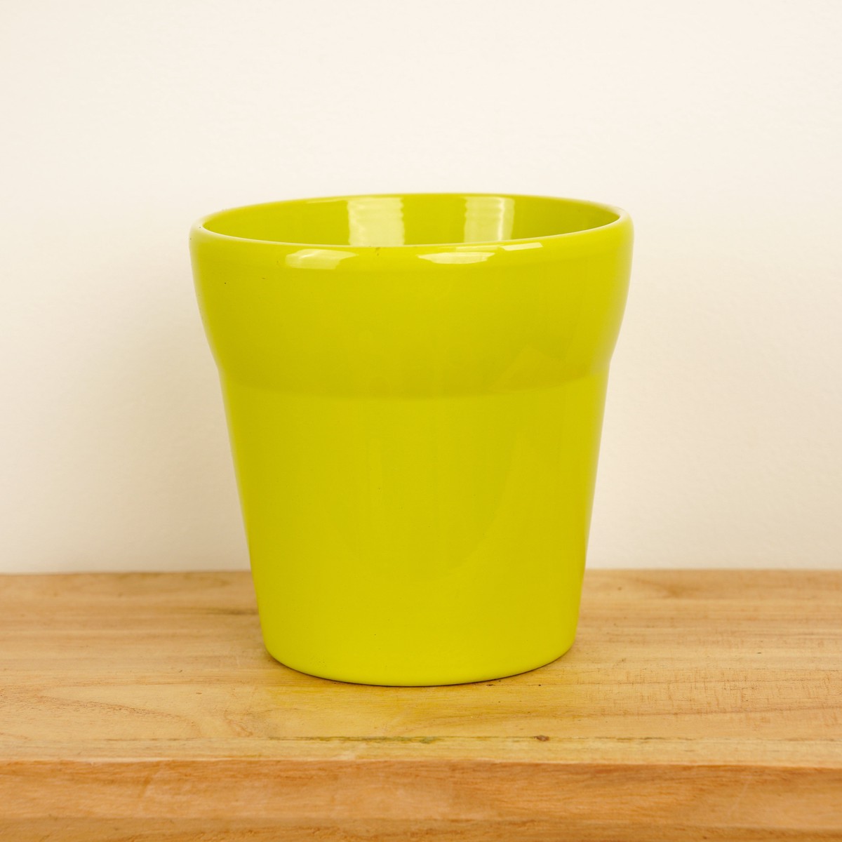 Wide Rim Pot | Lime Green