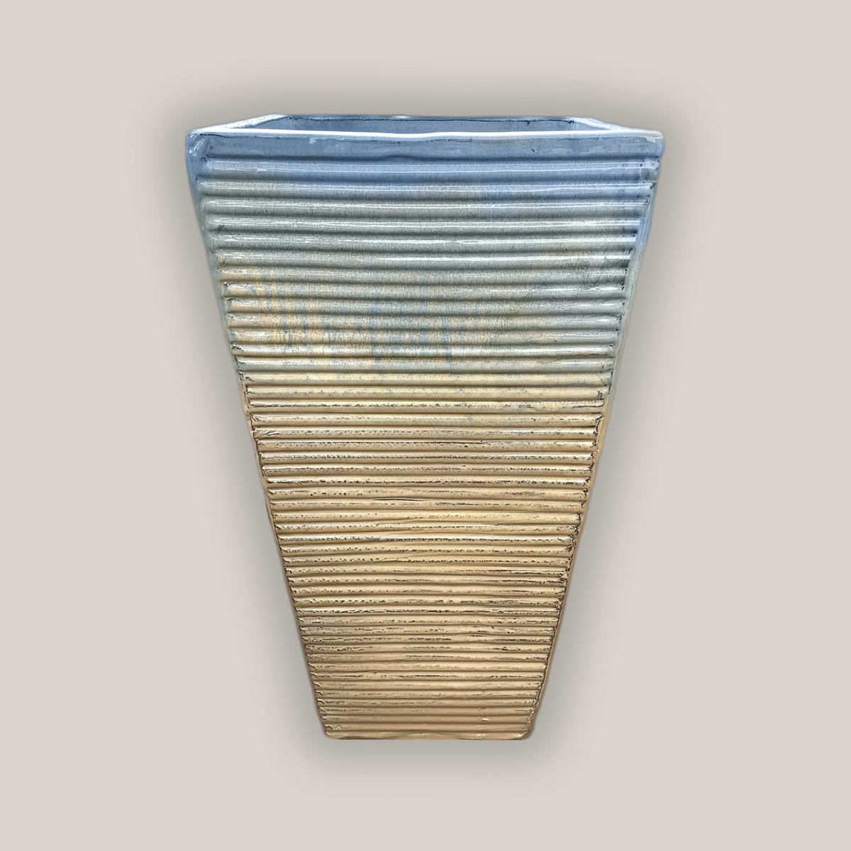 297M28 8211 Montana Sunset Horizontal Line Ceramic Square Planter 8211 78221 x 78221 x 148221 Montana Sunset