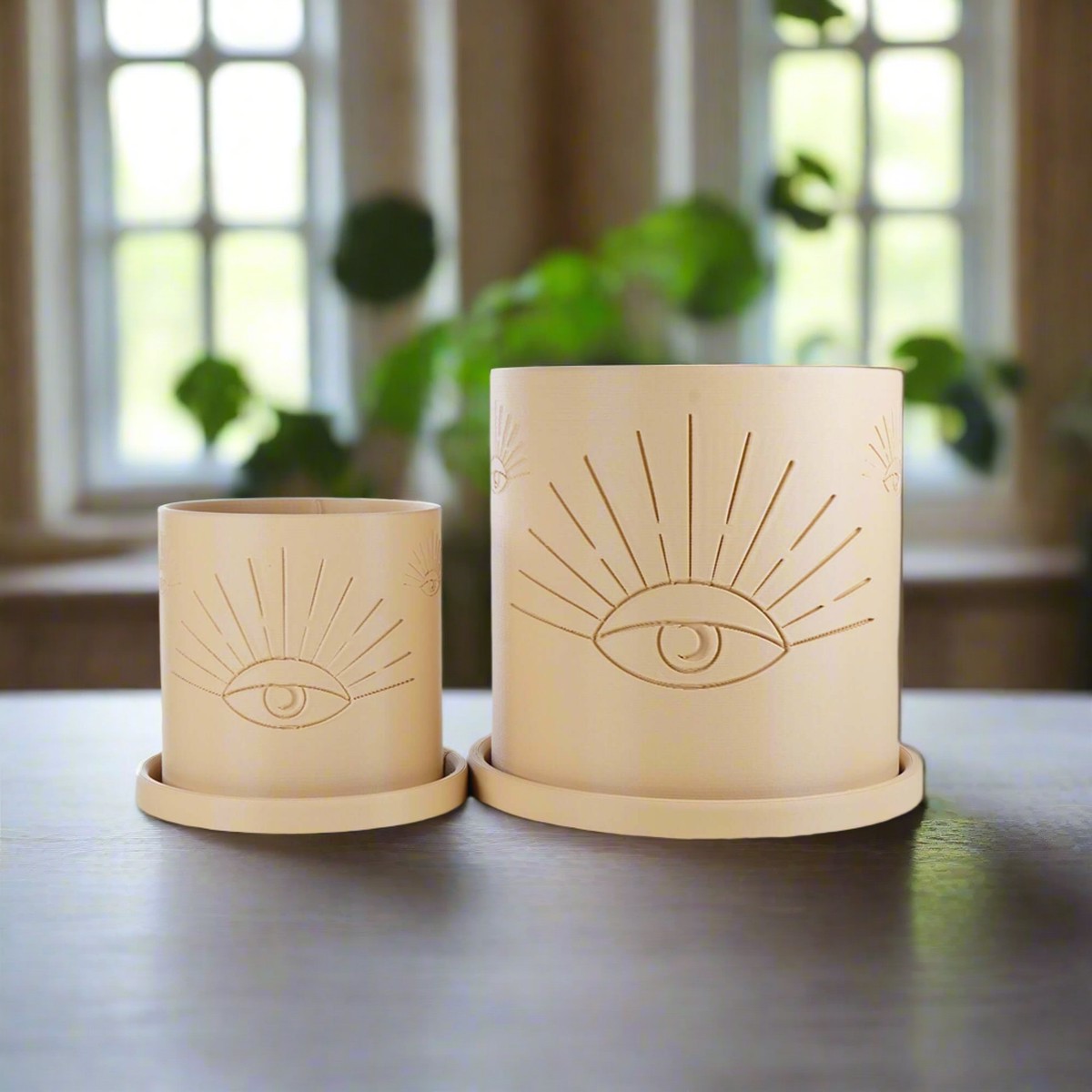 All-Seeing Eye Planter Gold8WithDripTray