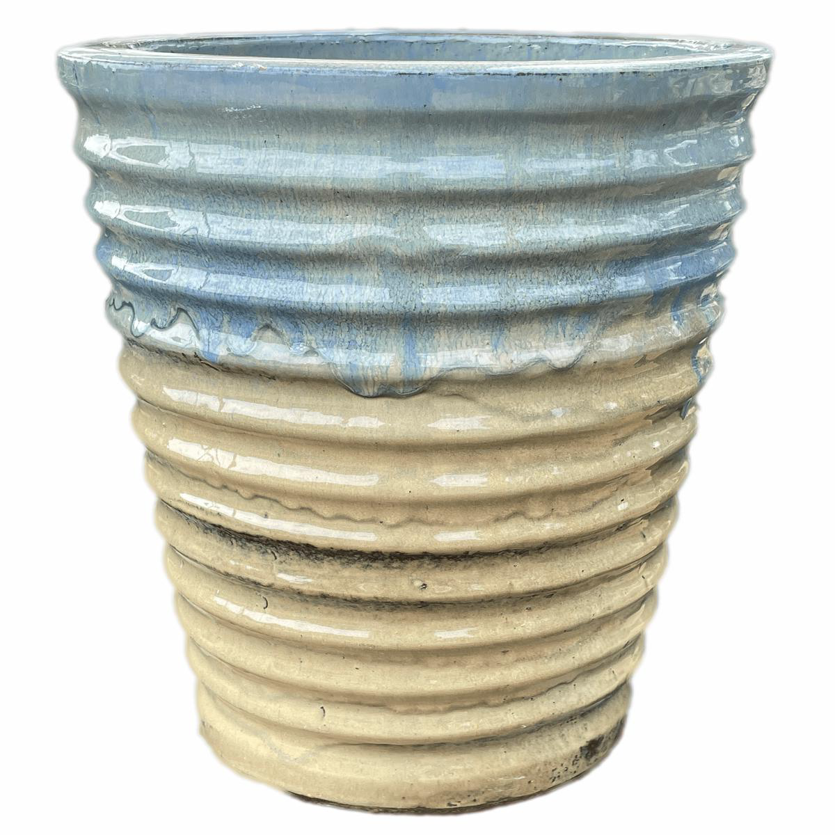 Tapered Ceramic Cylinder 8211 Horizontal Stripe 8211 158221 x 158221 x 238221 Montana Sunset