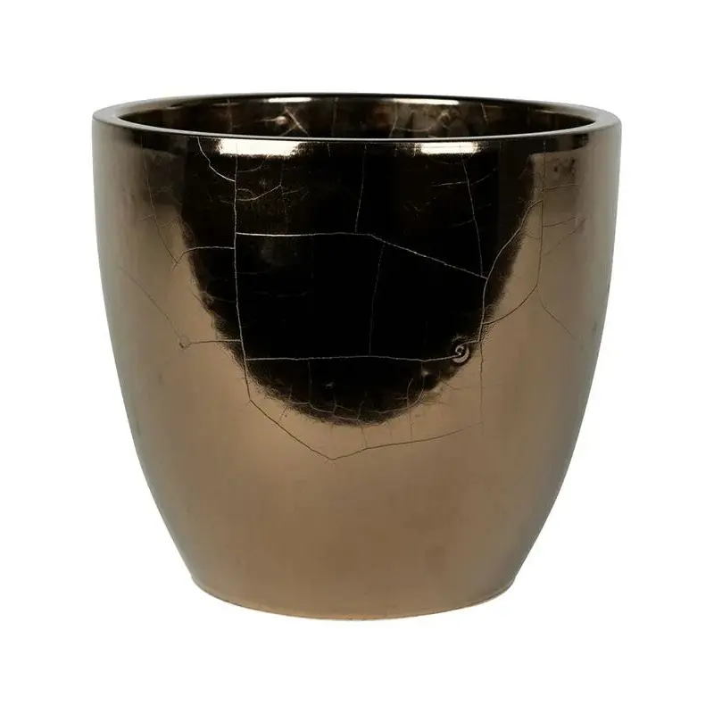 Sven Plant Pot 22cm Height 21cm Dia Pot Gold