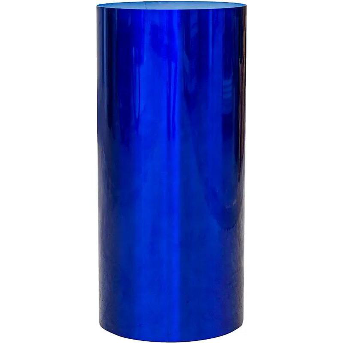 Superline Pilaro Plant Pot 90cm Height 29cm Dia On ring transparent blue