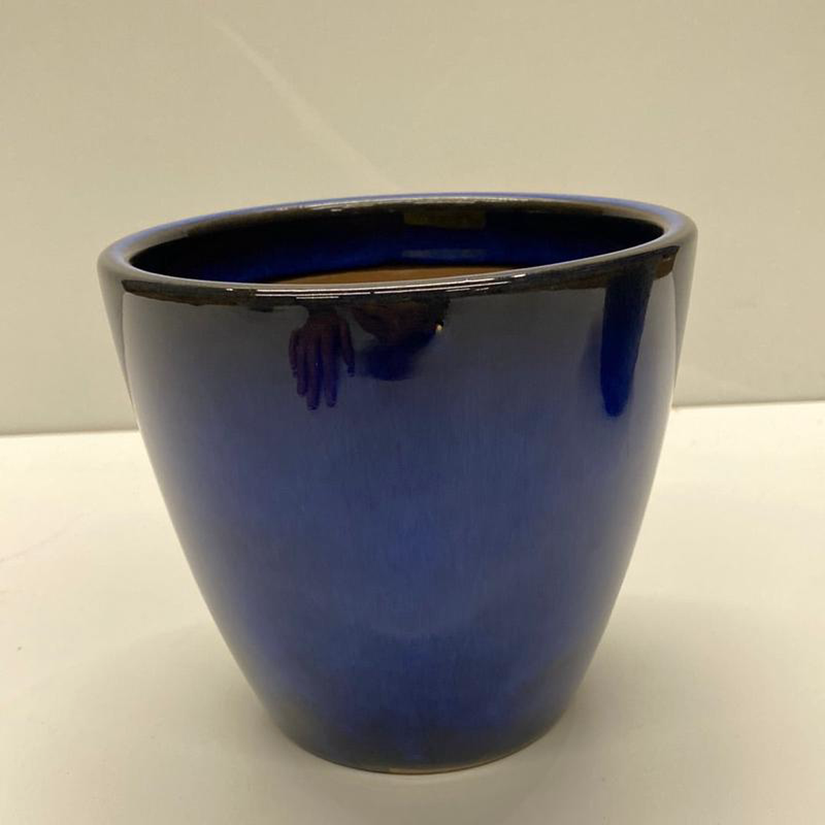 578243 Egg Pot Blue