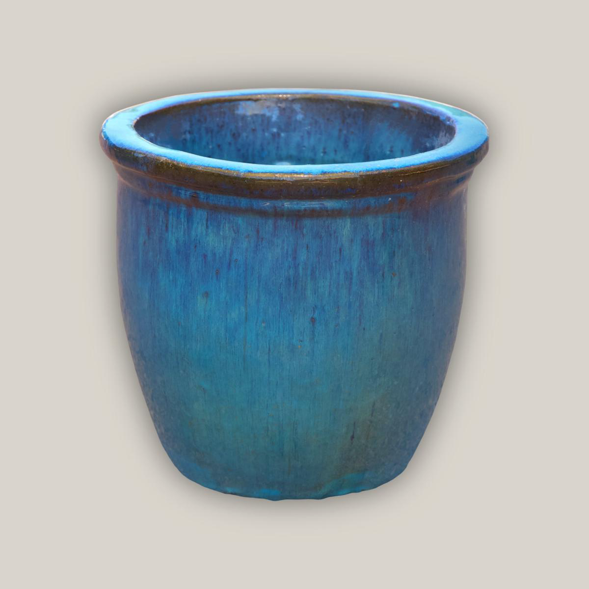 8454N19 8211 Marble Green Double Rim Ceramic Planter 8211 208221 x 208221 x 168221 Marble Green