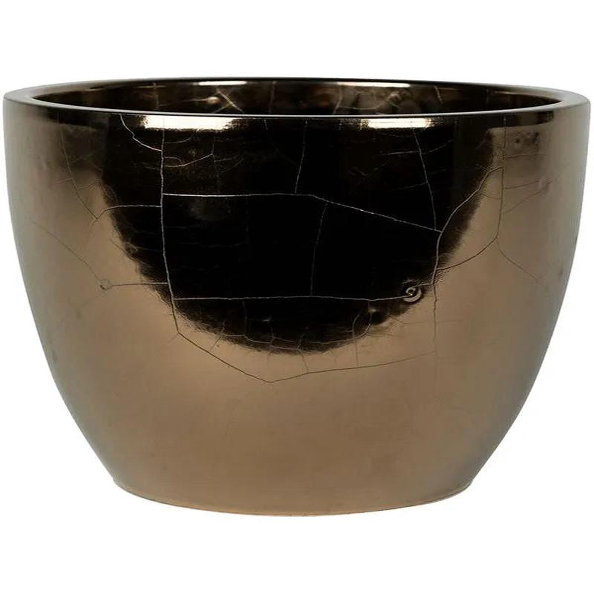 Sven Plant Pot 28cm Height 30cm Dia Pot Gold