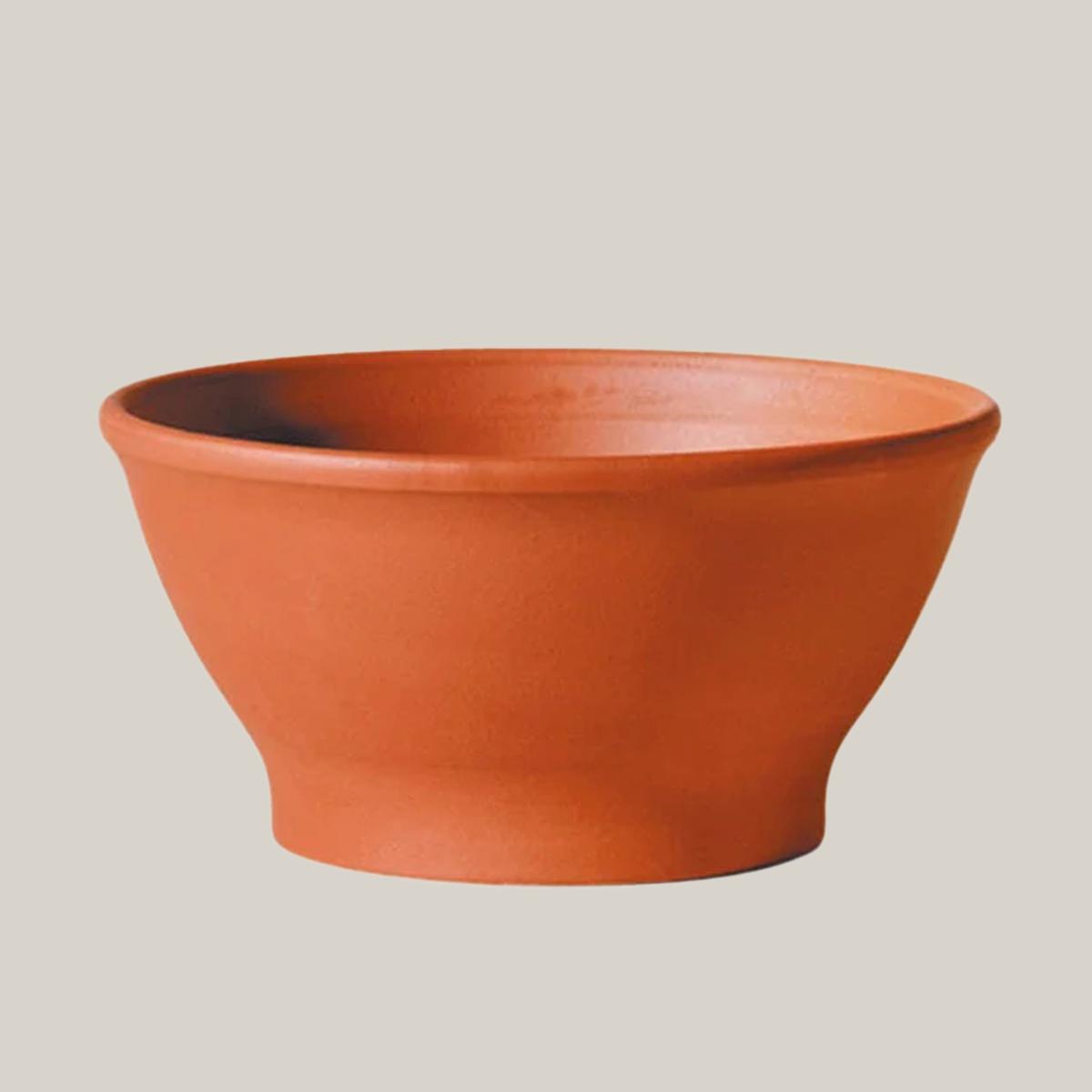Terra cotta Smooth Bowl Planter 9" - 12" - 10.75"