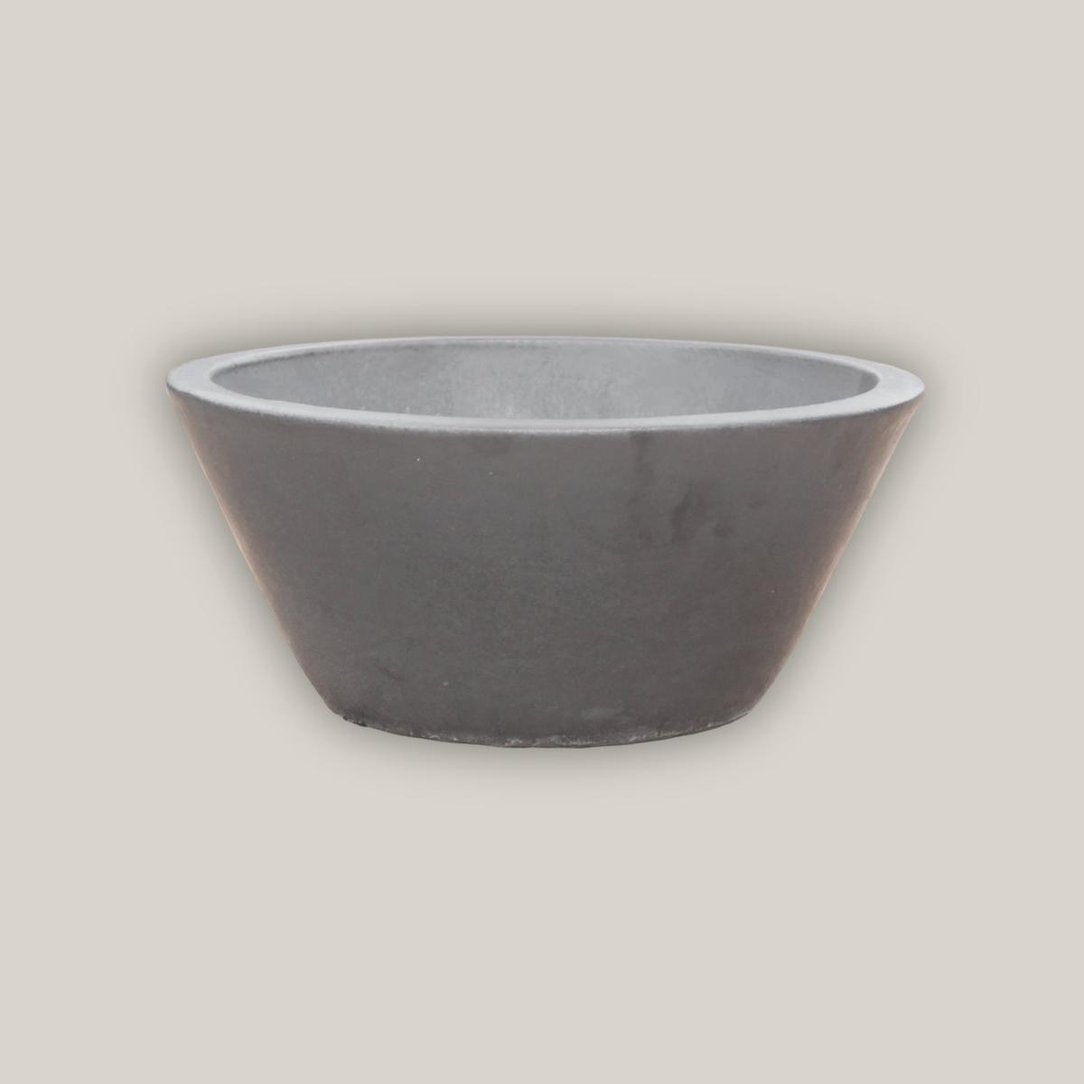 6028H33 8211 Matte Black Low Cone Pot 8211 248221 x 248221 x 108221 Matte Black Ceramic