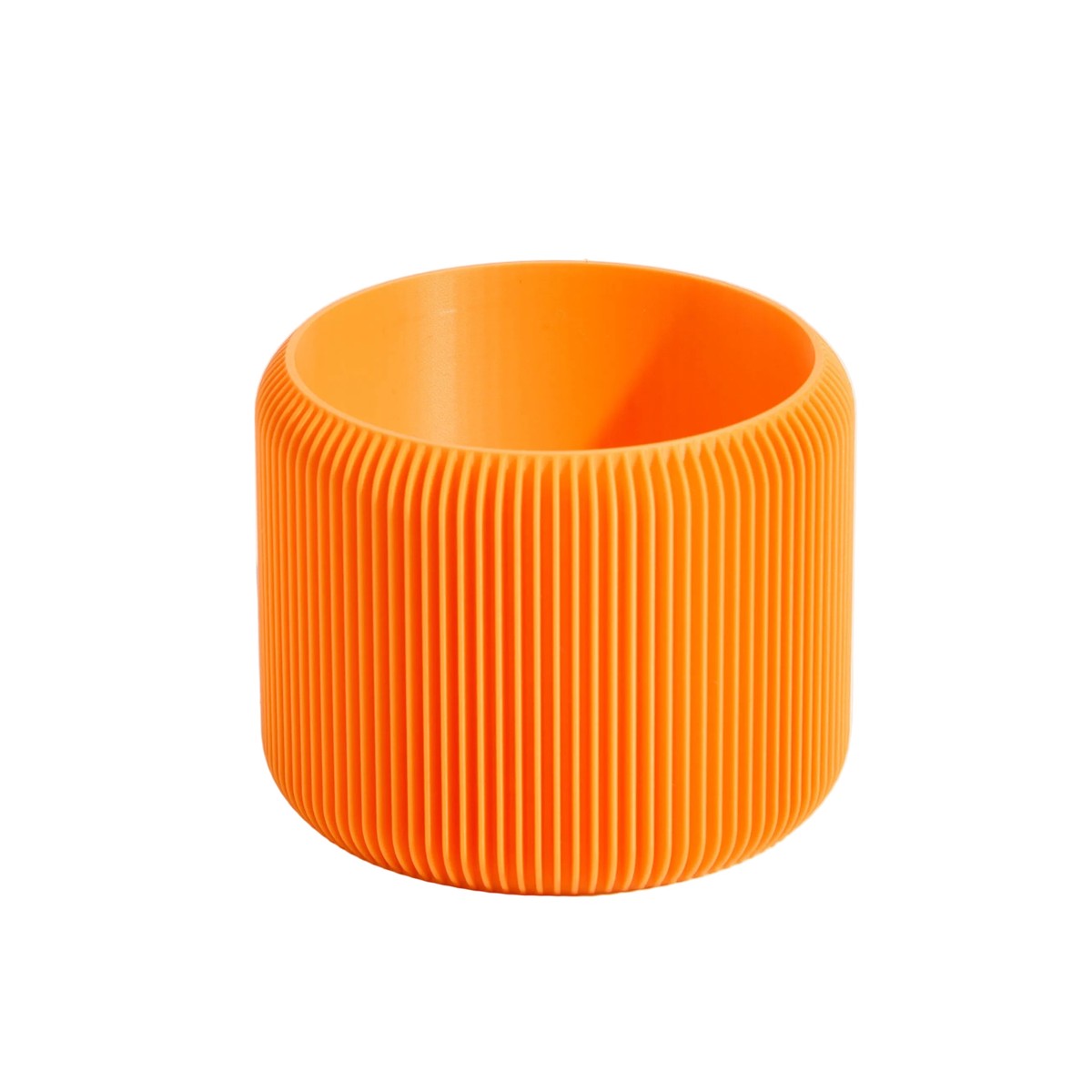 Turbin Plant Pot - Tangerine Orange