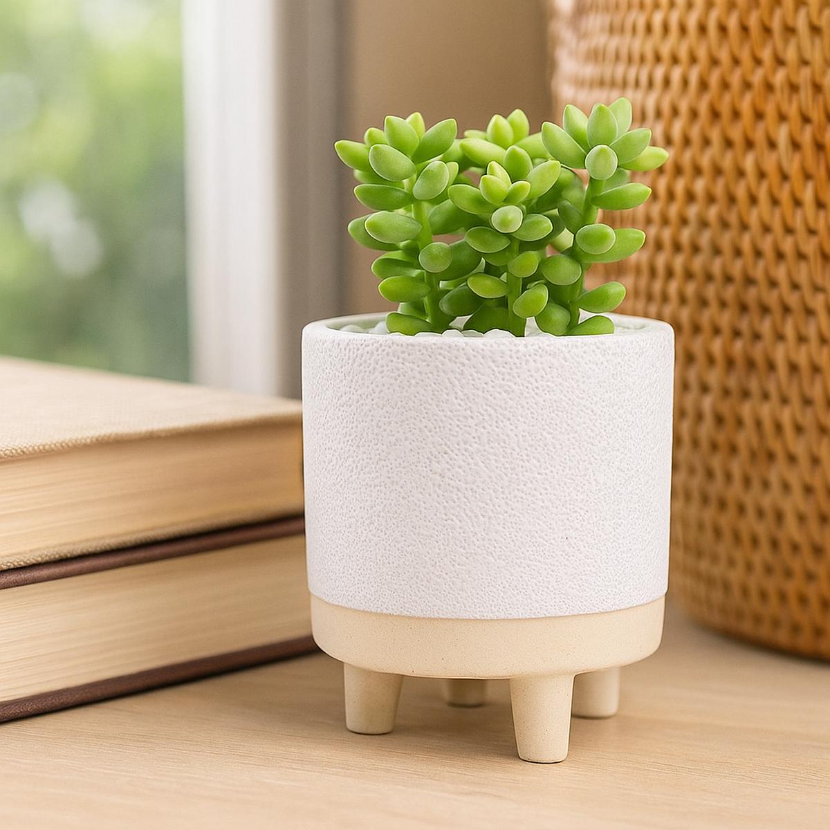 4 inch Footed Pot