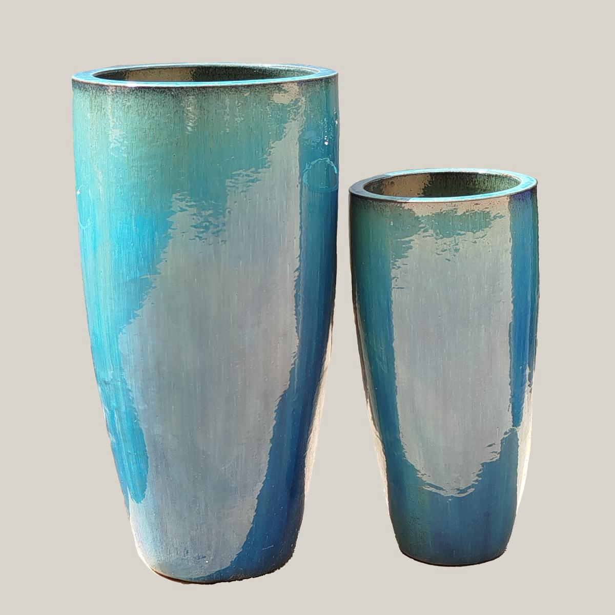 6036H82 8211 Falling Green Tapered Cylinder Planter 8211 118221 x 118221 x 228221 Falling Green FALLING GREEN