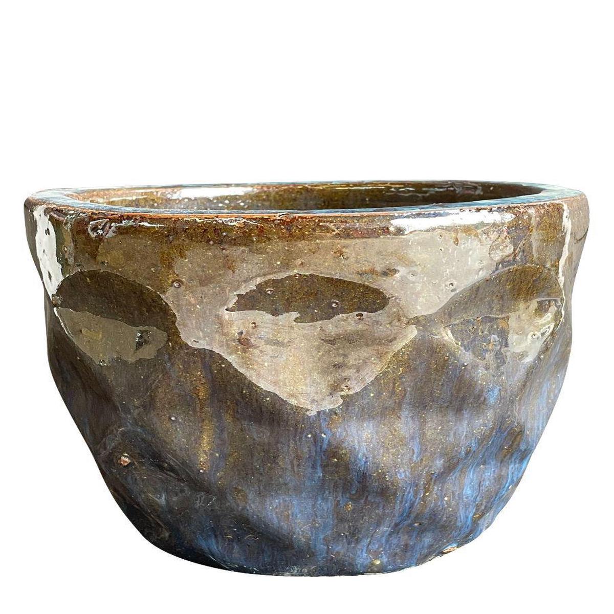 9783C3B - Aqua Ceramic Dynamic Planter - 19" x 19" x 16" | Aqua