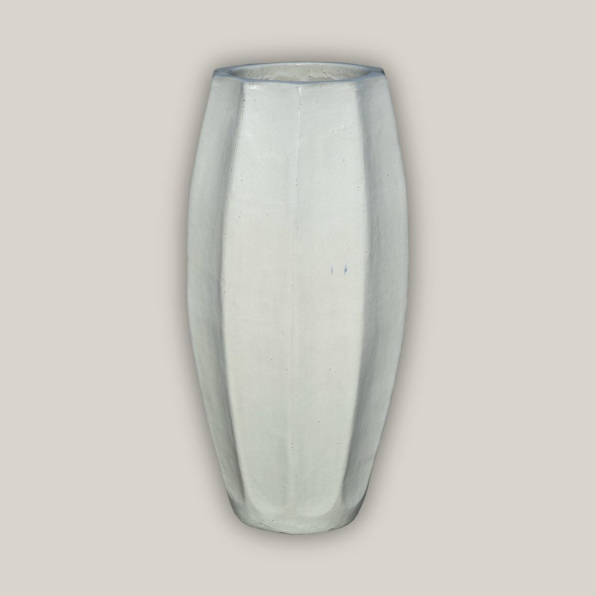 6077H25 8211 White Star Fruit Planter 8211 238221 x 238221 x 468221 White Ceramic