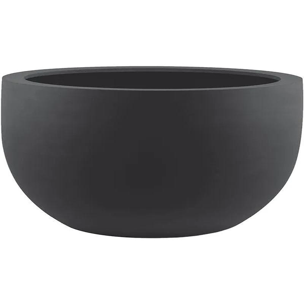 Stretto Plant Pot 47cm Height 72cm Dia New Egg Pot Low Anthracite