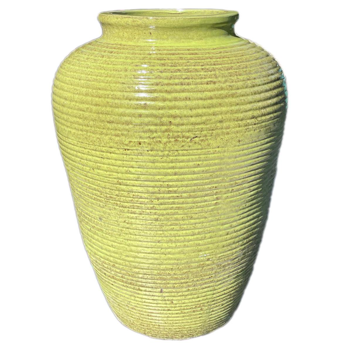 3021L17 8211 Ceramic Temple Vase 8211 178221 x 178221 x 348221 Falling Lemon