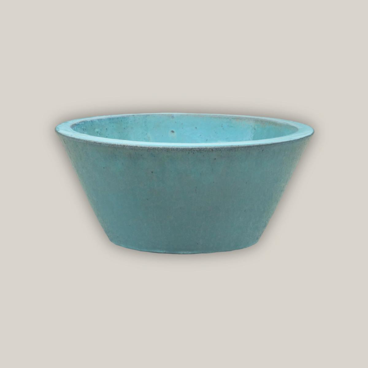 8161N19 8211 Marble Green Ceramic Cone Bowl Planter 8211 168221 x 168221 x 88221 Marble Green