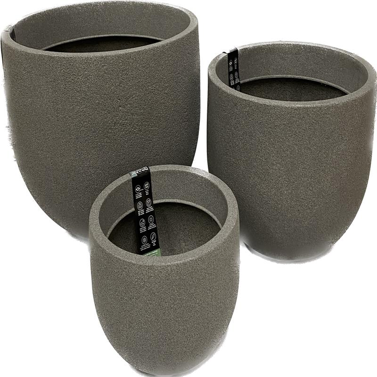 Stone Rustic Round Planter
